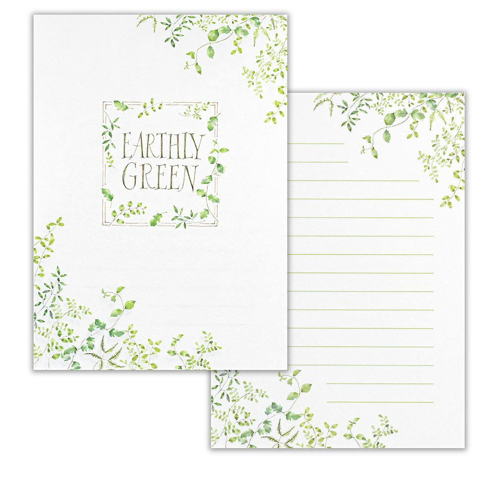 EA　B6便箋　グリーン