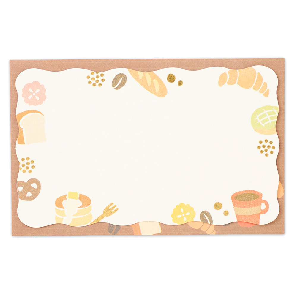 SH封筒付メッセージカード　パン