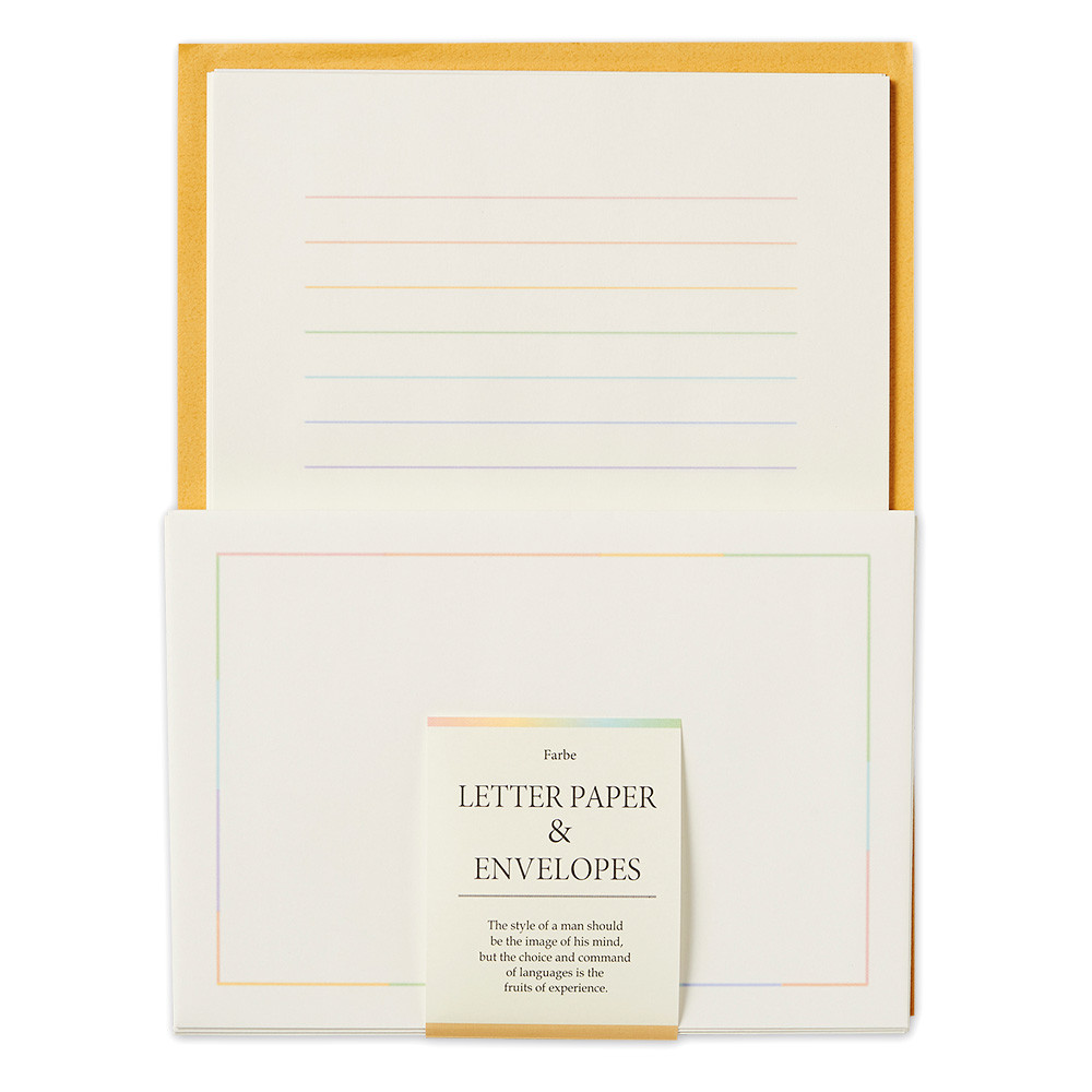 FR　A5レターセット　虹