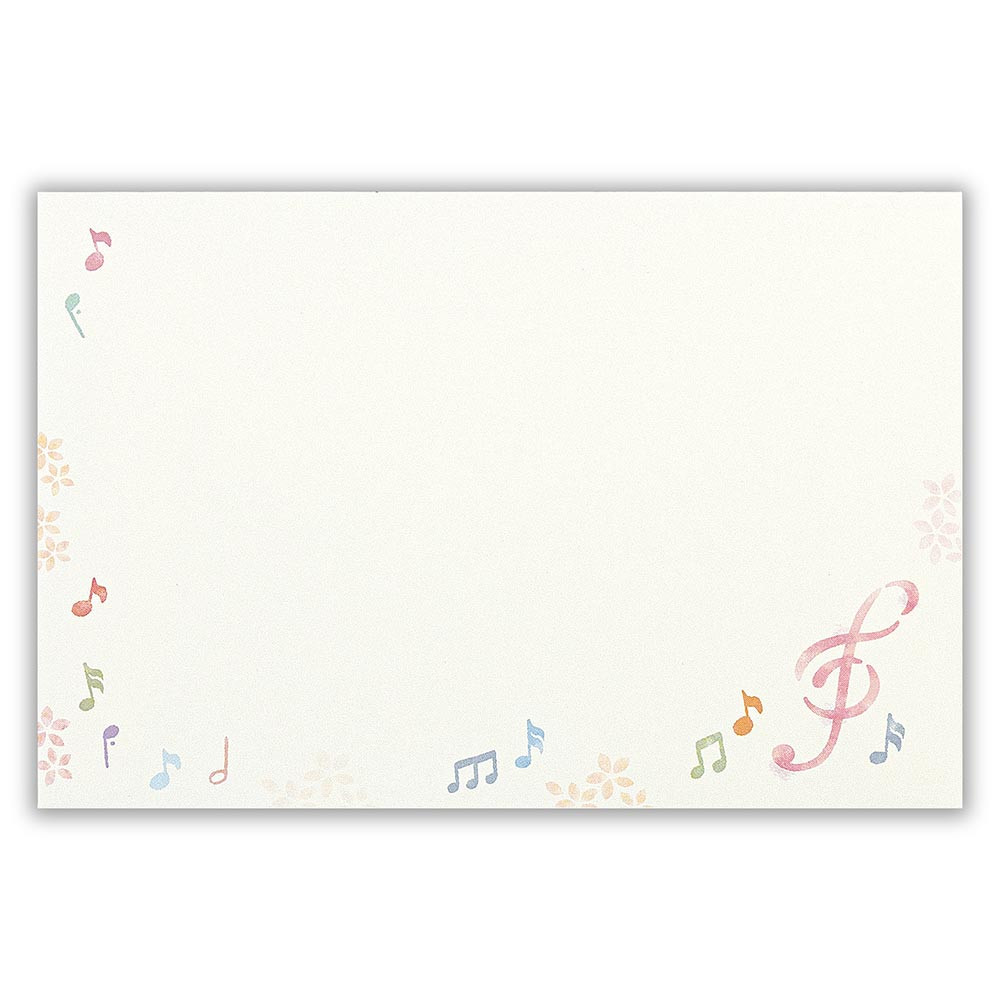 WP封筒　なごみ音符