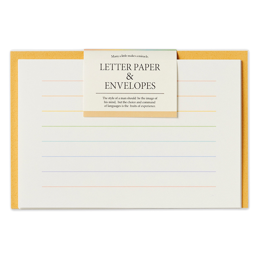 FRミニレターセット　虹