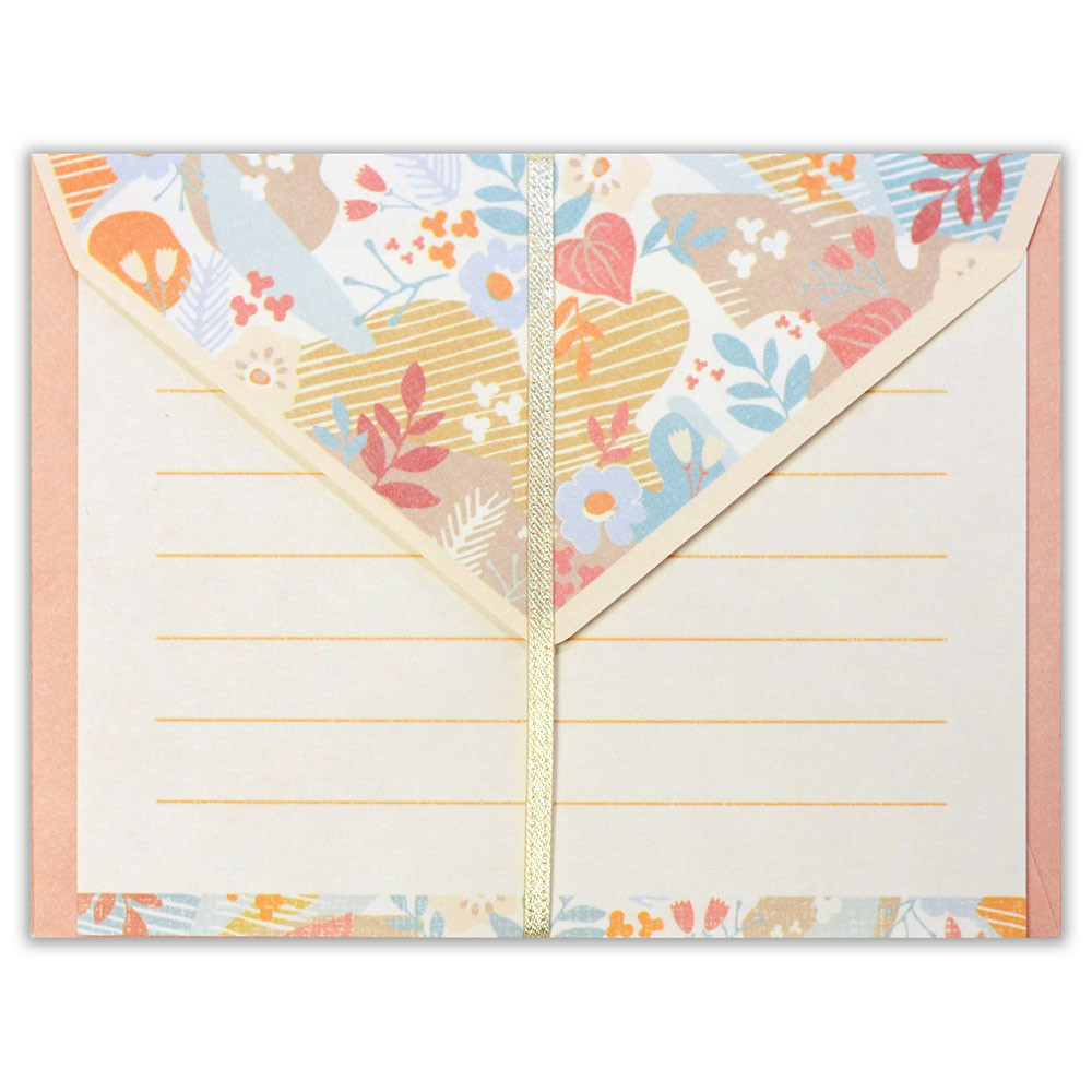 ＦＡＢミニレターセット　セピア