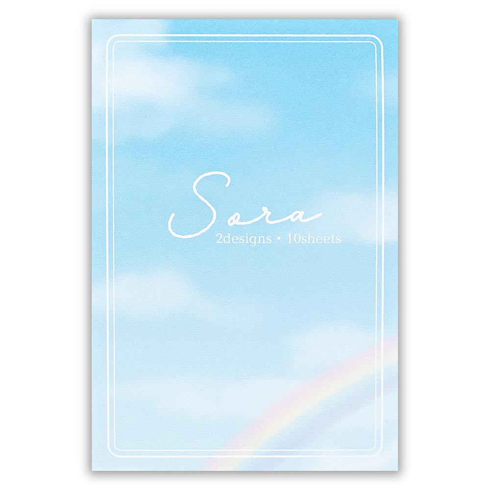 はがき箋　ナチュラル　空