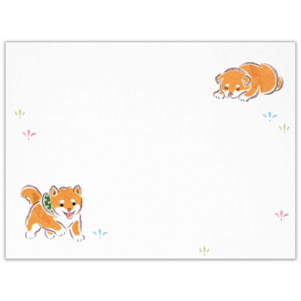 こふみ封筒　ゆるらか  犬