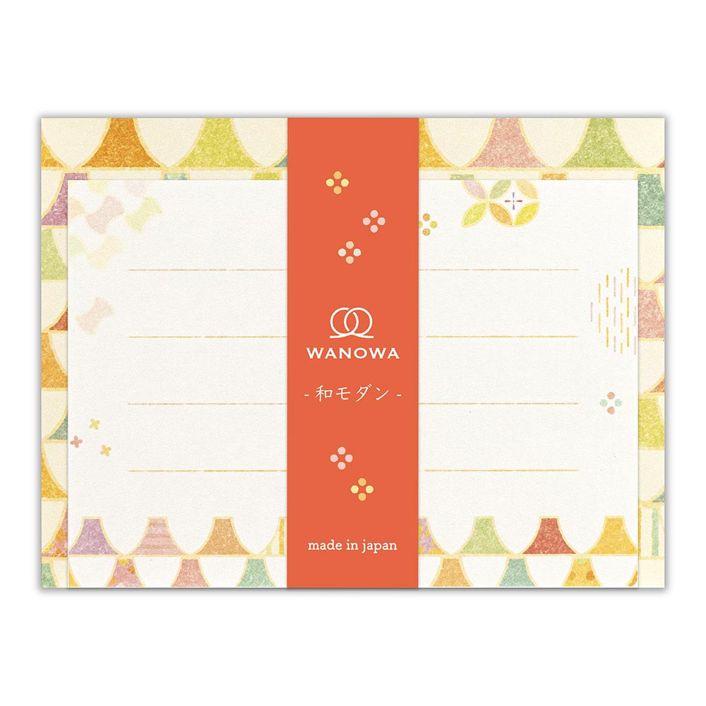 ミニレター　W A N O W A　モダン