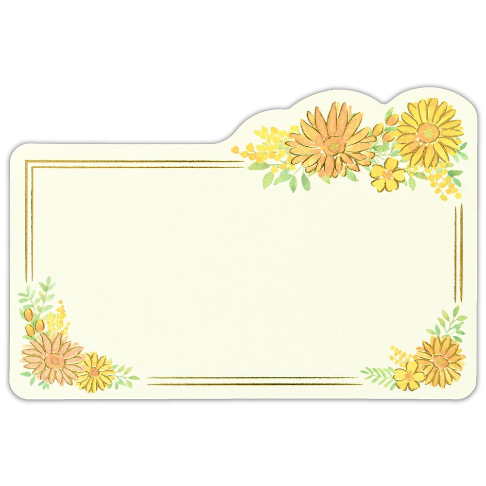 メッセージカード　リース　サニー