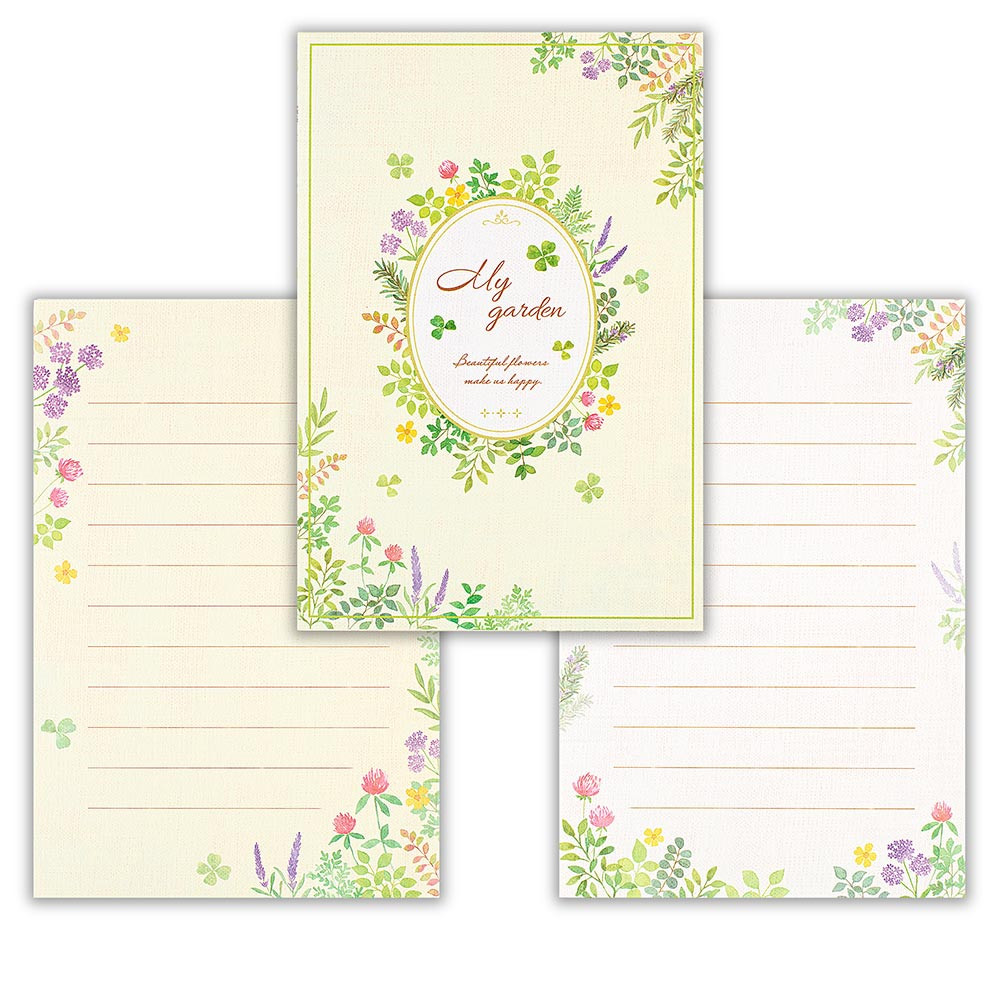 はがき箋　マイガーデン　ナチュラル