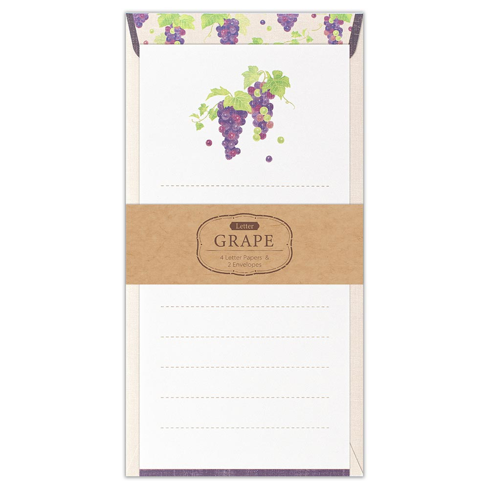 一筆レター　オーチャード　グレープ