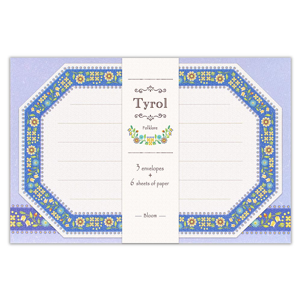 ミニレター　ティロール　ブルーム