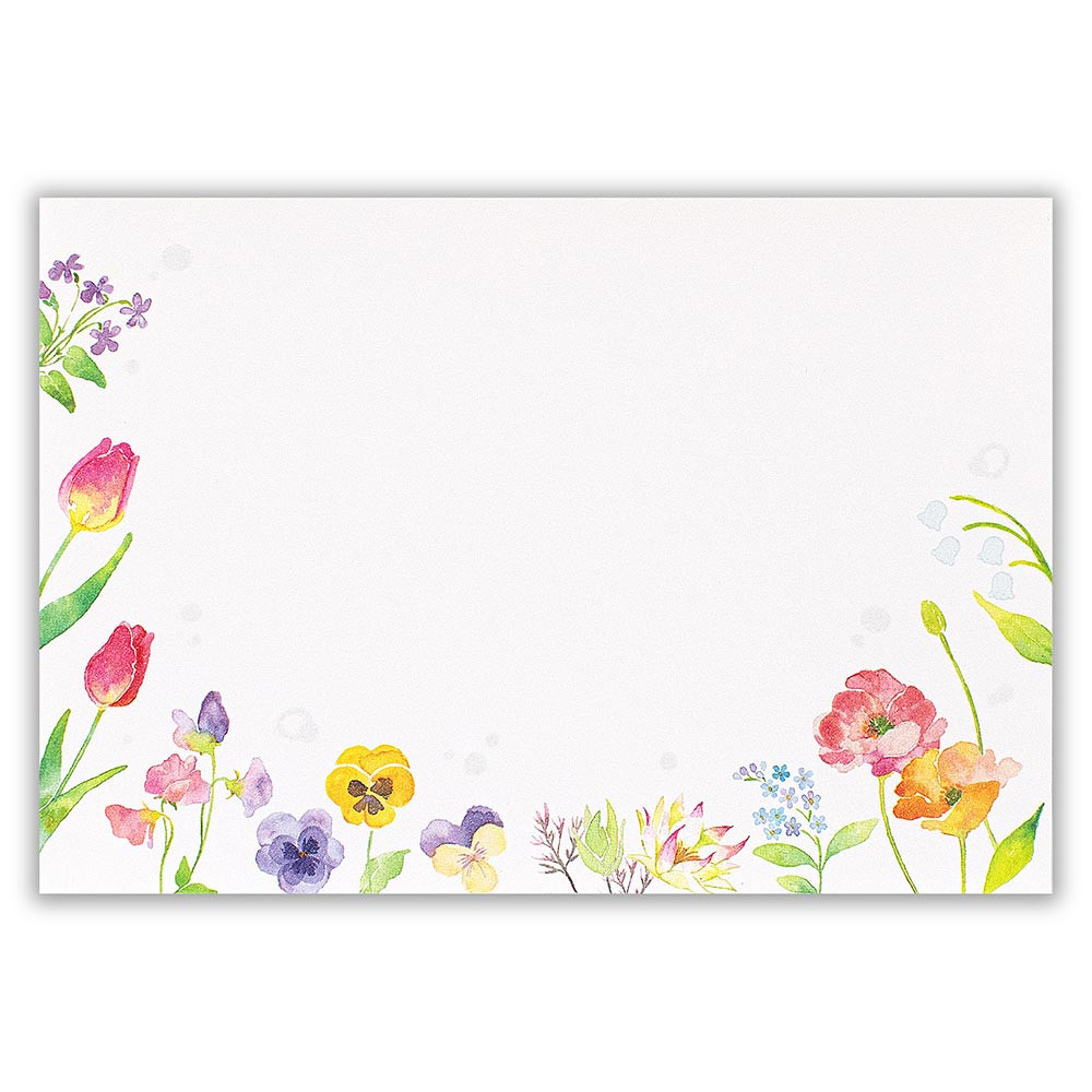 封筒Ａ５対応　春の綴り　フラワーズA