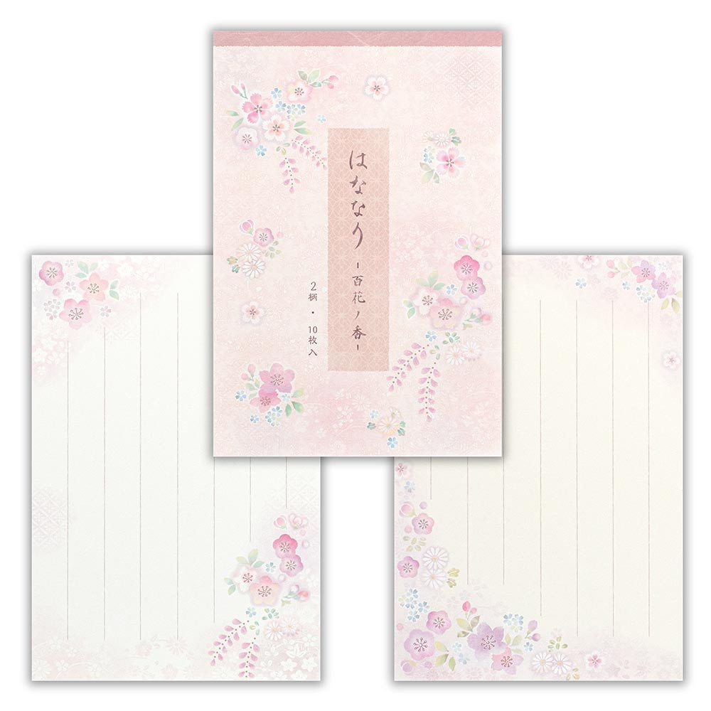 はがき箋　はななり　百花ノ香