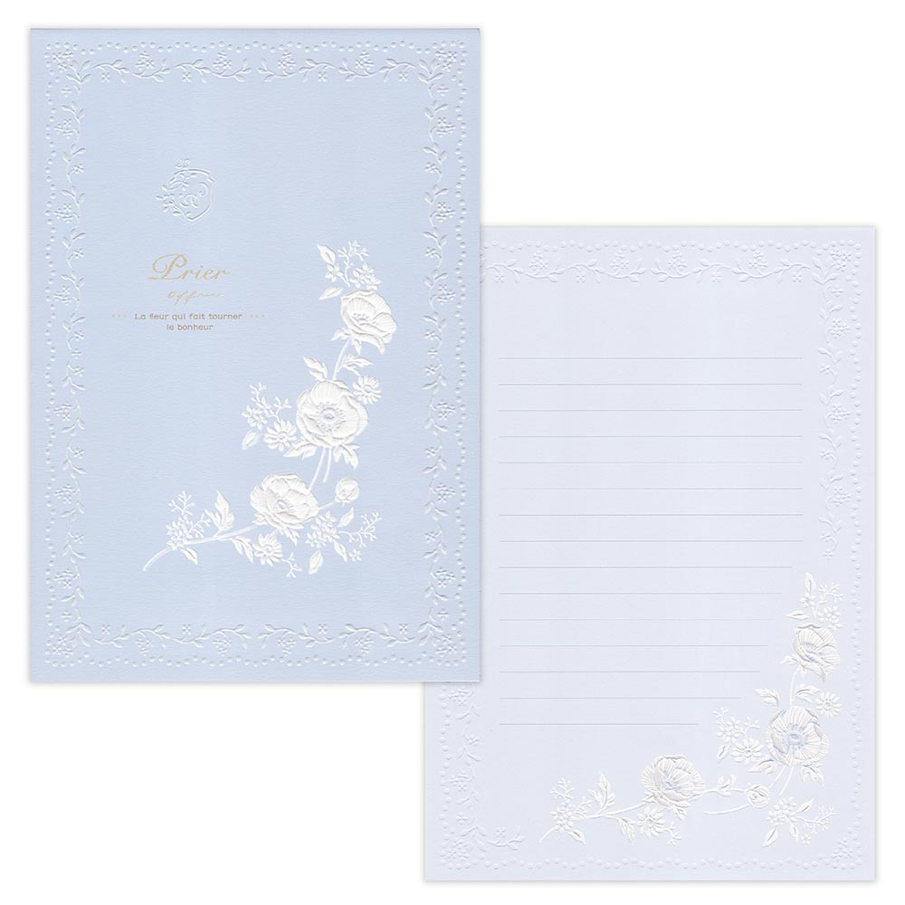 便箋　Ｐｒｉｅｒ　ブルーロワ