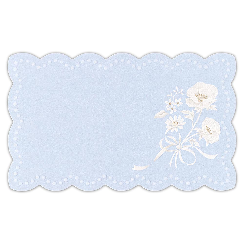 メッセージカード　ブルーロワ