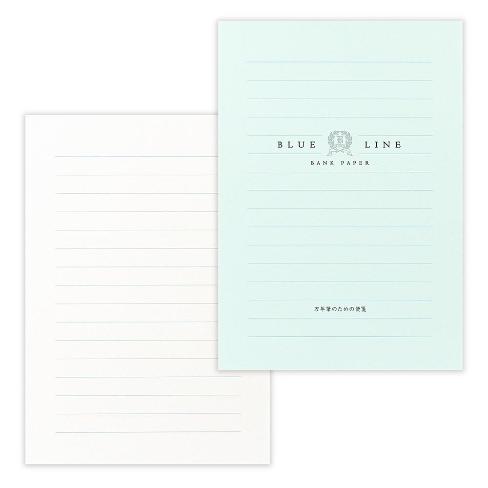 万年筆用Ａ５便箋　ブルーＡ