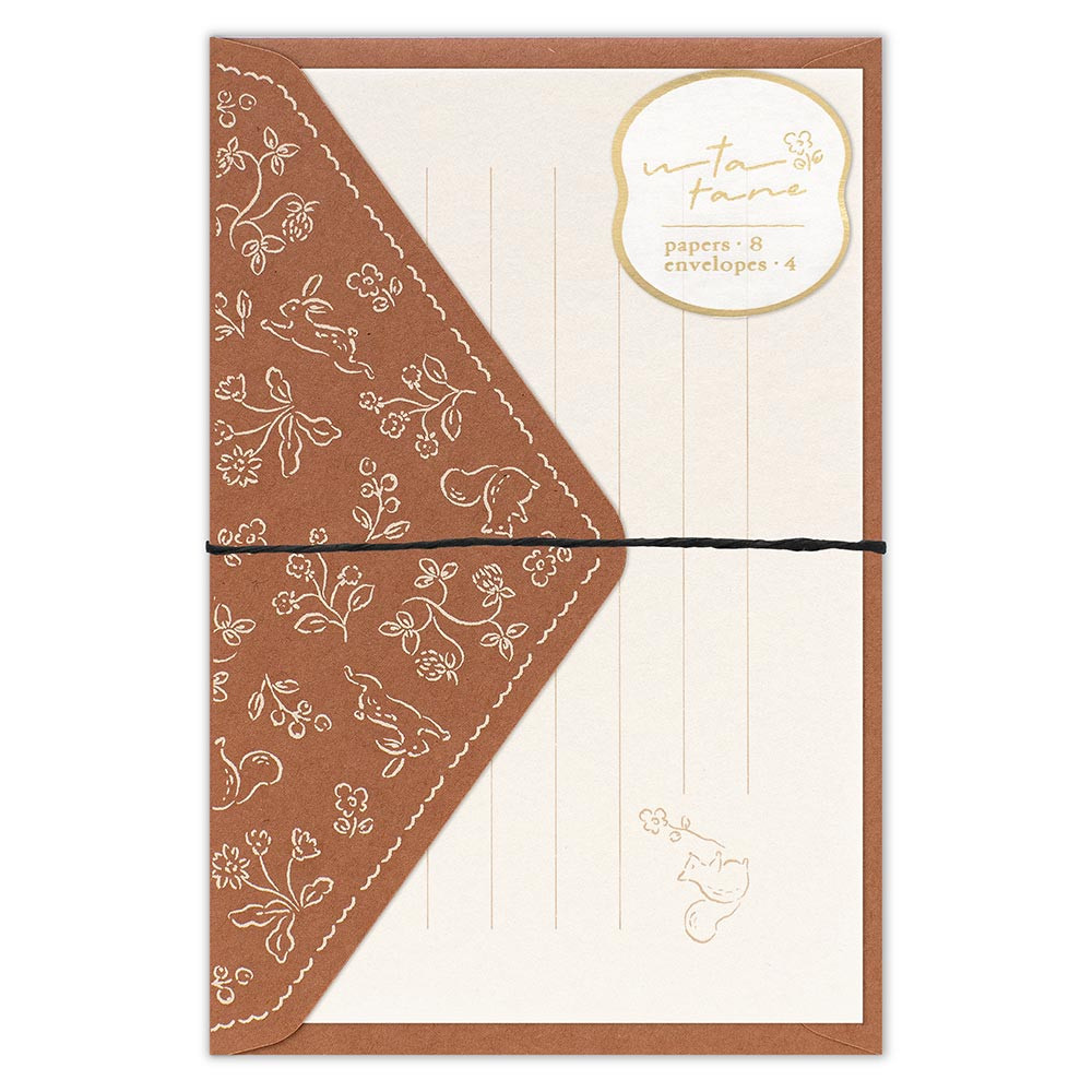 ミニレター　うたたね　野原