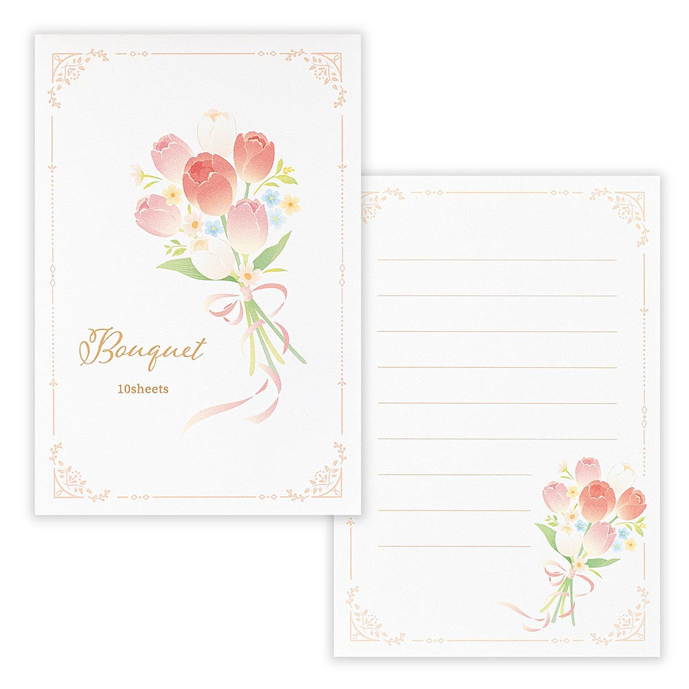 はがき箋　エーレ　チューリップブーケ