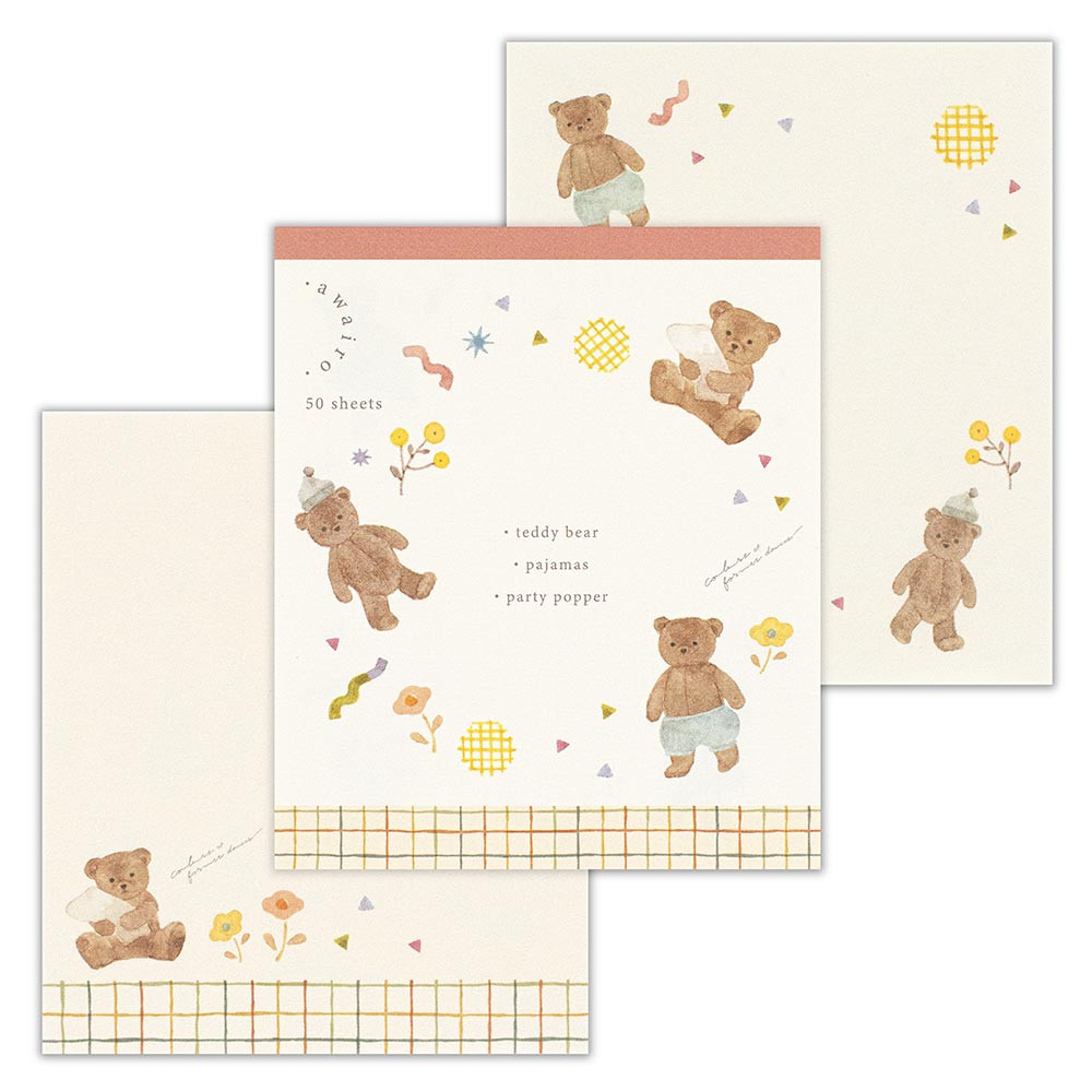 メモ　あわいろ　パジャマ