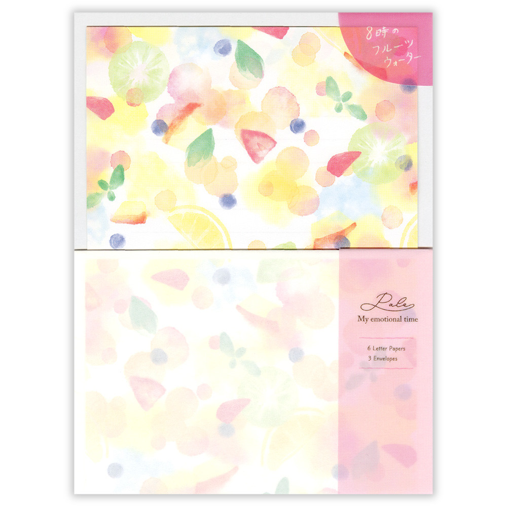 レター　ペイル　フルーツウォーター