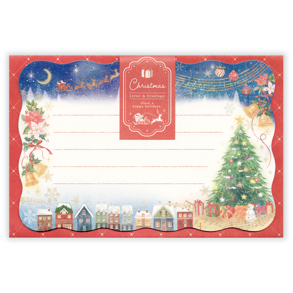 ミニレター　ウィンター　クリスマスの夜