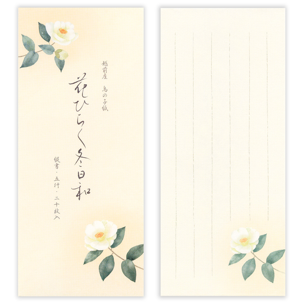 一筆箋　冬五集　花ひらく冬日和