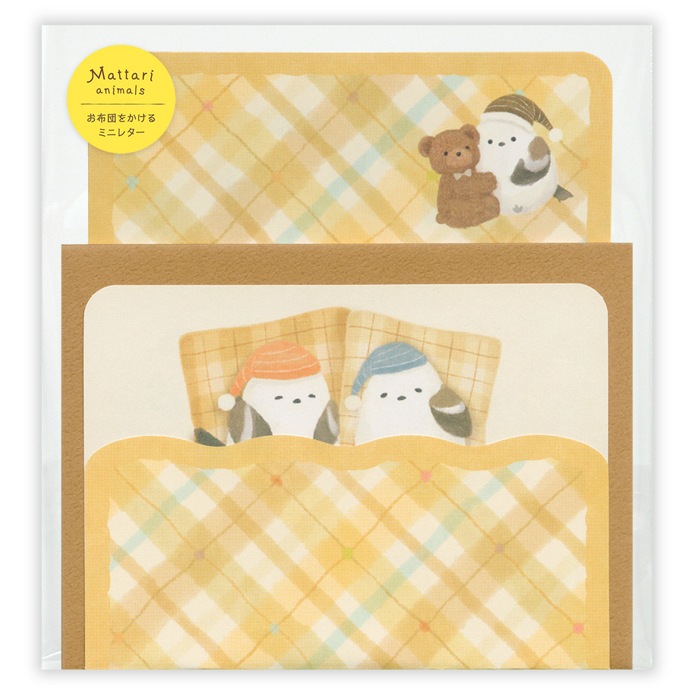 ミニレター　まったり　ナイト　シマエナガ