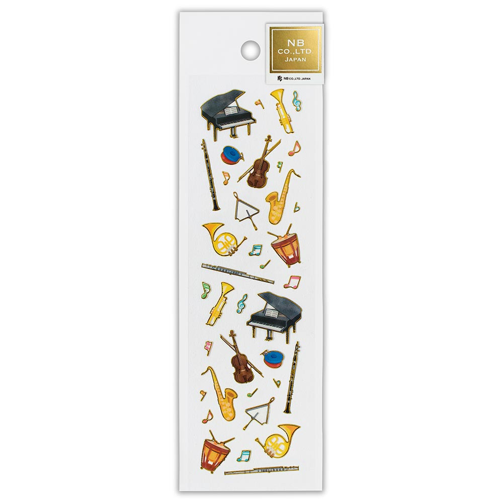 ふちシール　楽器隊