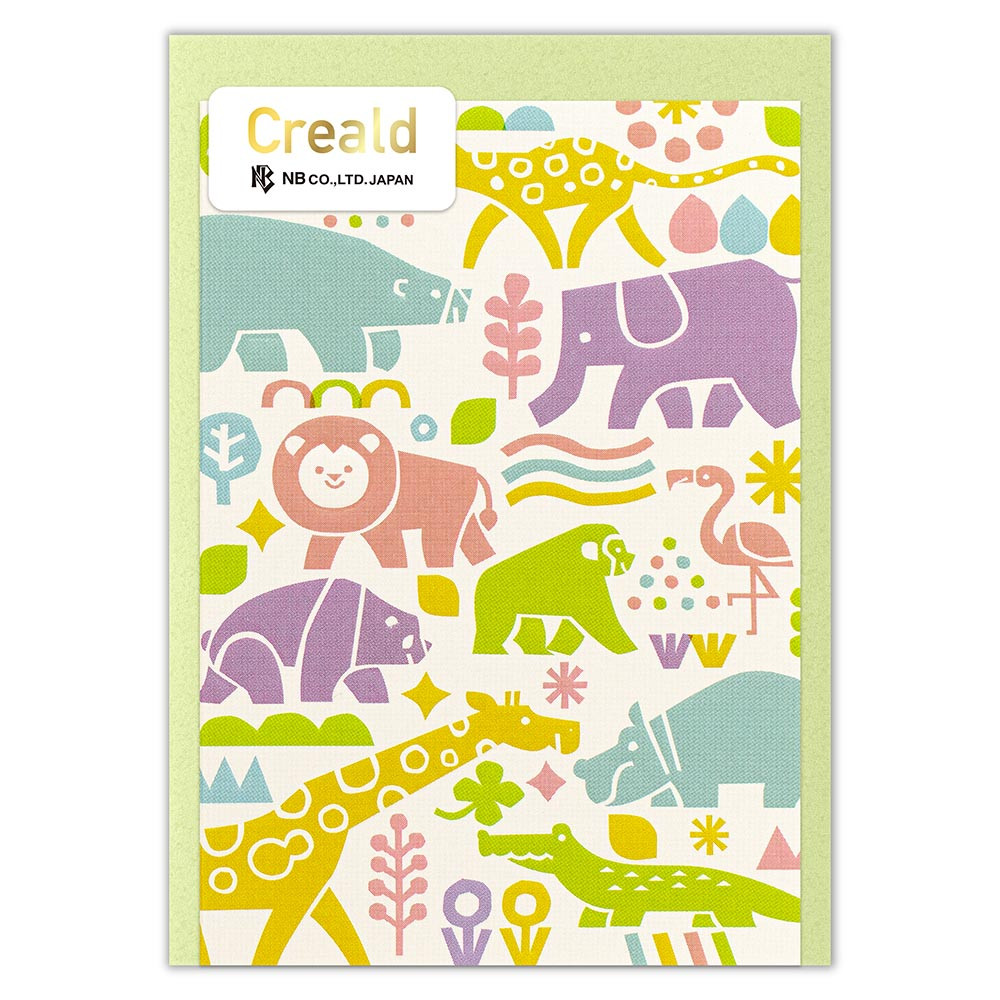 ミニカード　Ｃｒｅａｌｄ　多目的　緑