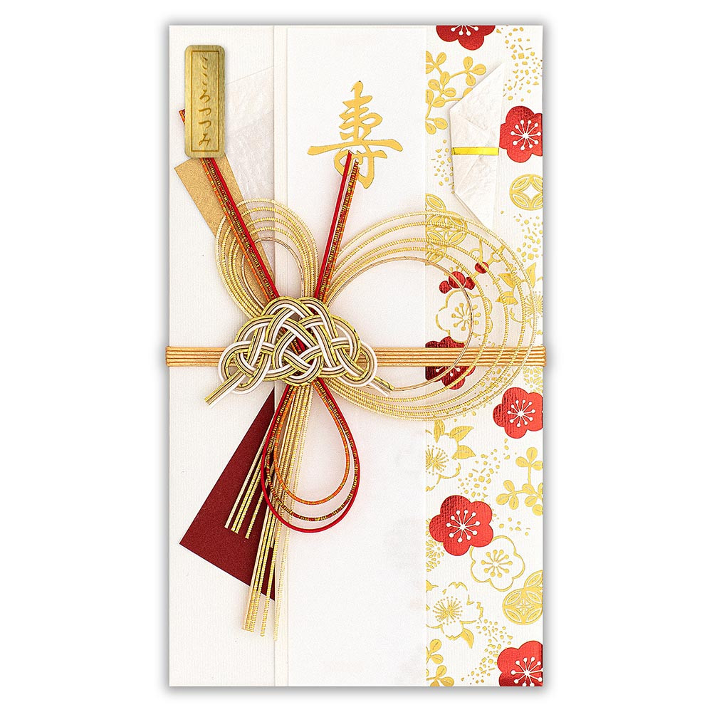 寿金封　梅桜紋Ａ