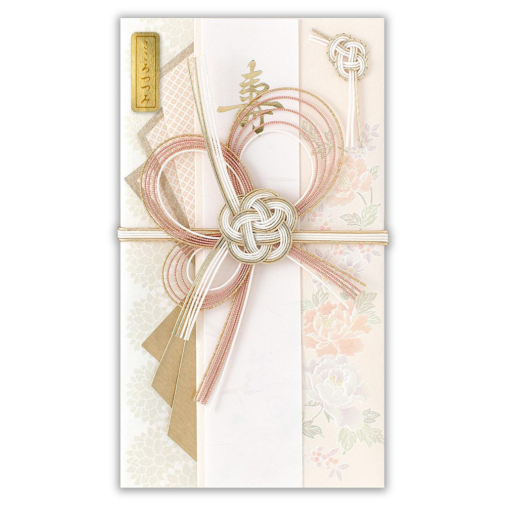 寿金封　花笑み　薄桃Ｂ