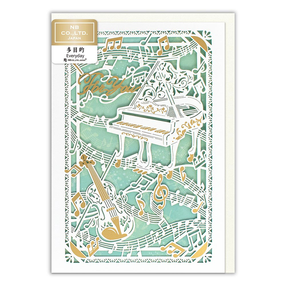 レーザーカットカード　多目的　デュオ