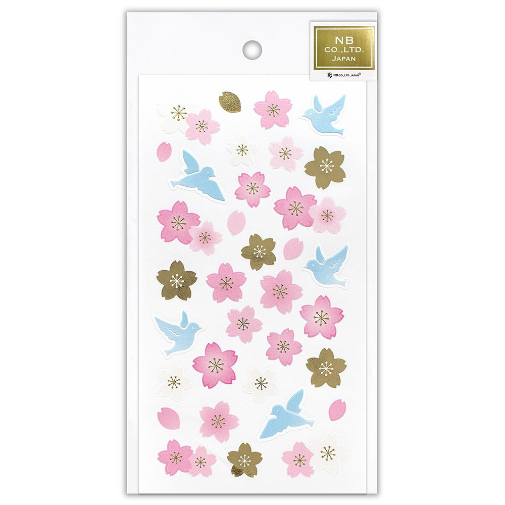 パールシール大　青い鳥と桜