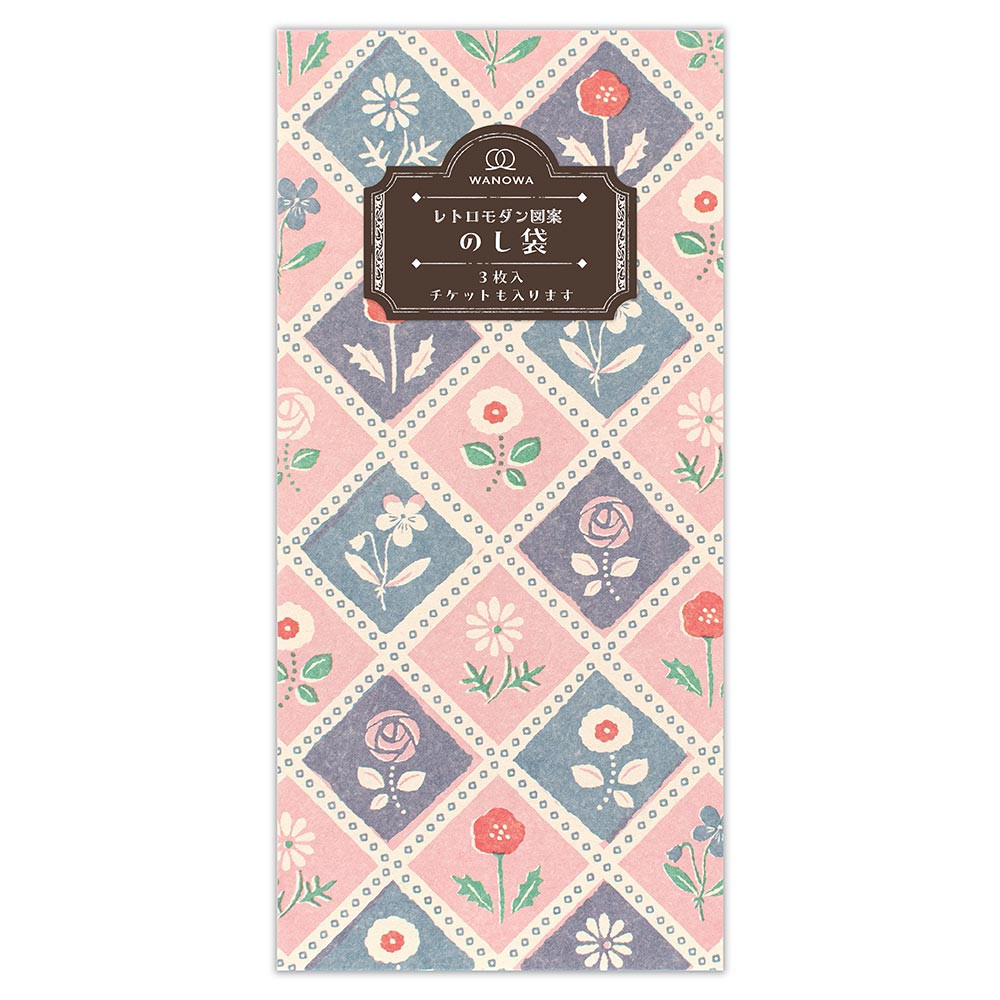 のし袋　ＷＡＮＯＷＡ　花図案