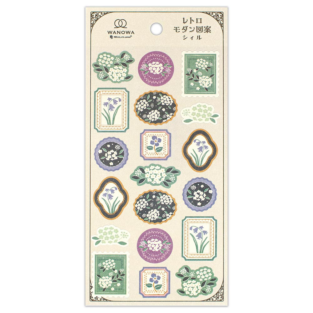 和風シール大　ＷＡＮＯＷＡ　花鞠