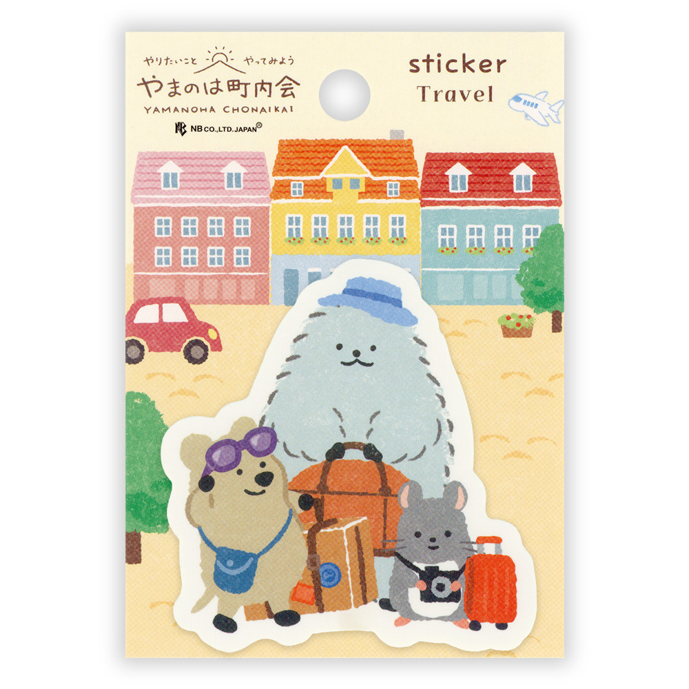 ステッカー　やまのは町内会　旅行