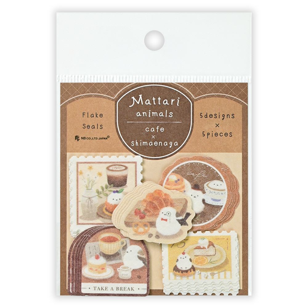 フレークシール　まったり　デイ　シマエナガ