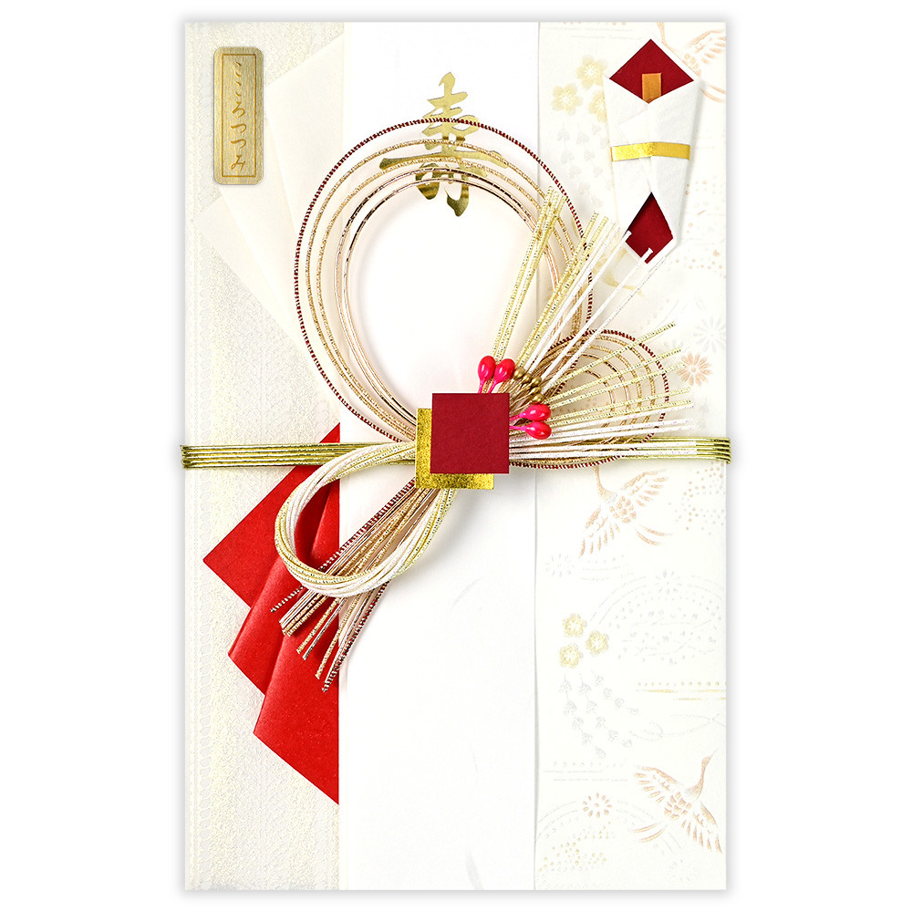 紅雅寿中金封　鶴寿Ｃ